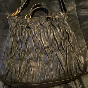 Miu Miu Matelasse leather purse